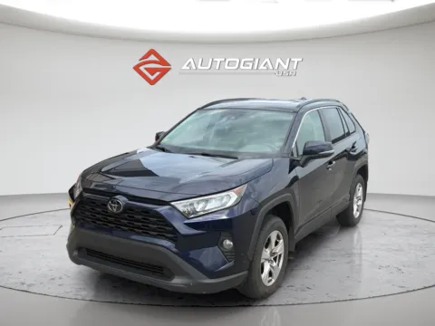 Blue 2021 Toyota RAV4 XLE for sale in Indianapolis, IN