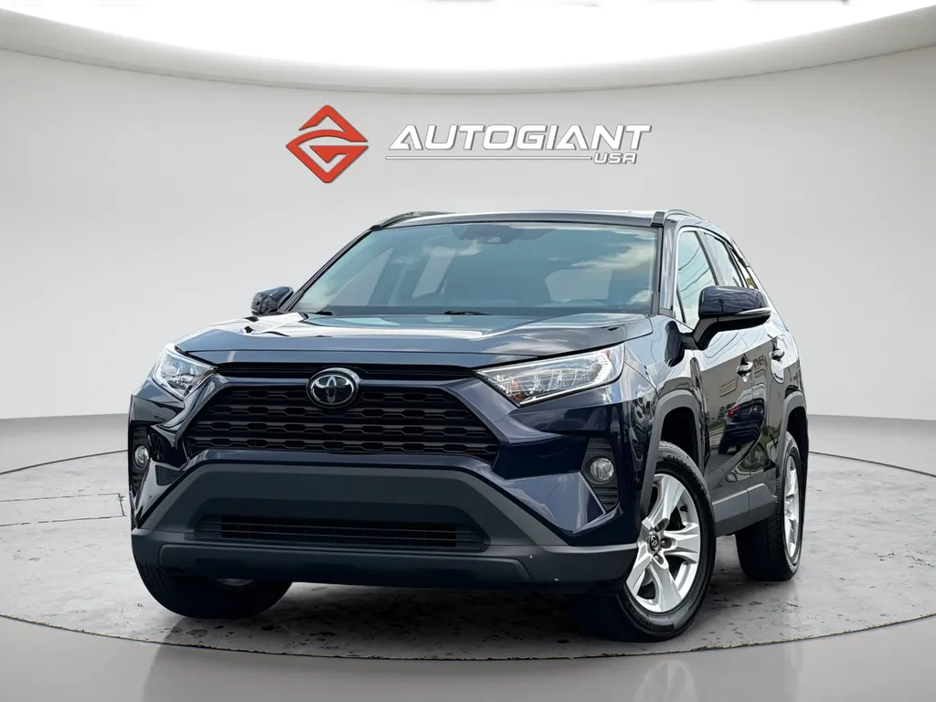 Blue 2021 Toyota RAV4 XLE for sale in Indianapolis, IN