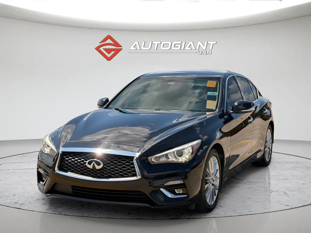 Black 2019 INFINITI Q50 3.0t LUXE for sale in Indianapolis, IN