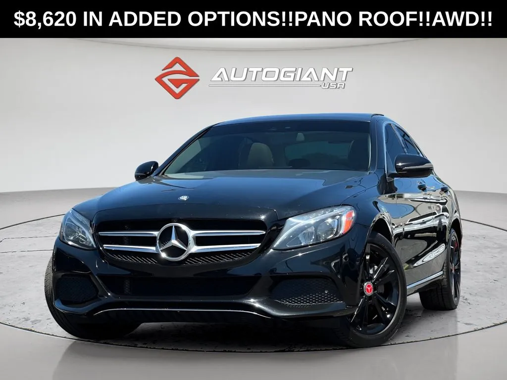 Black 2016 Mercedes-Benz C-Class C 300 for sale in Indianapolis, IN