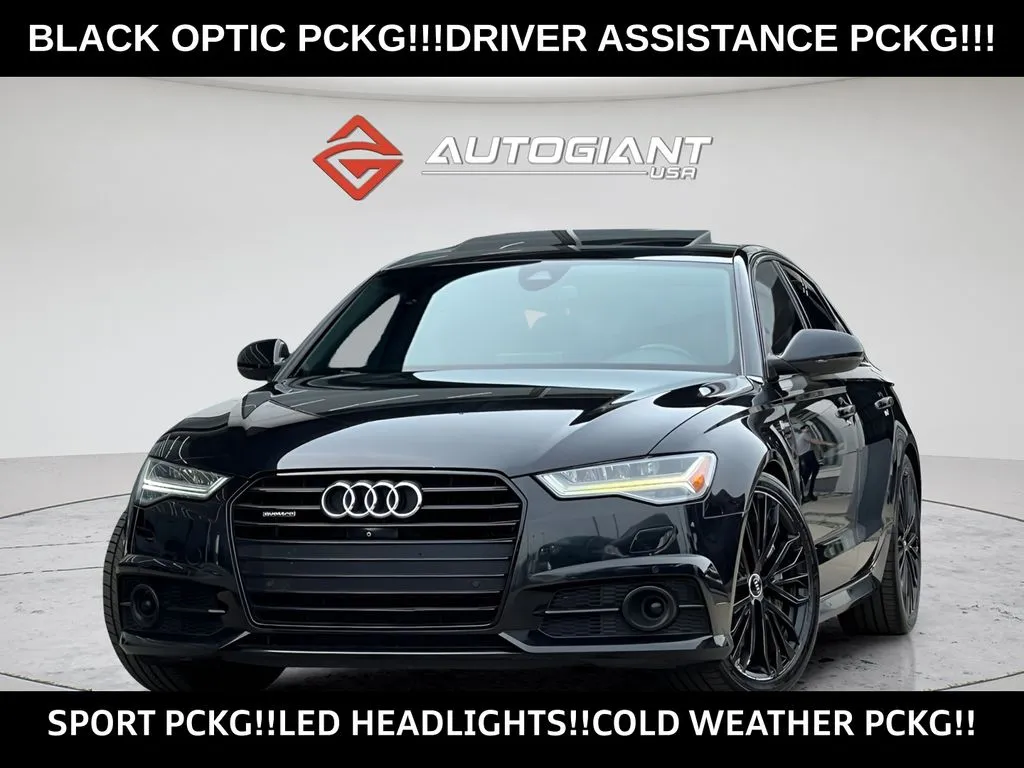 Black 2017 Audi A6 3.0T Premium Plus for sale in Indianapolis, IN