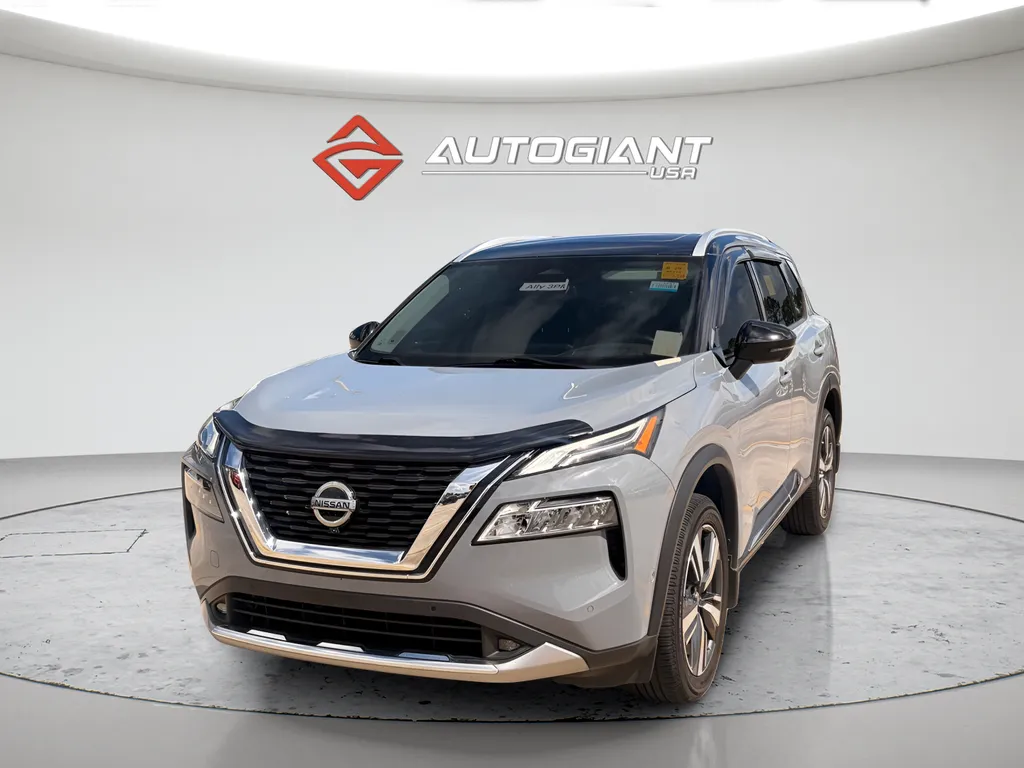 Gray 2021 Nissan Rogue Platinum for sale in Indianapolis, IN