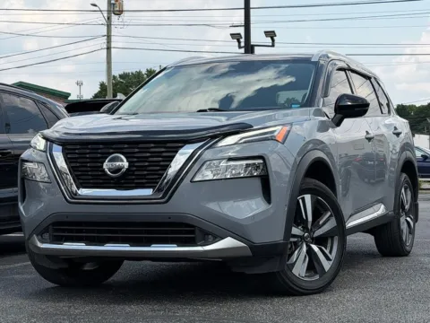 Gray 2021 Nissan Rogue Platinum for sale in Indianapolis, IN