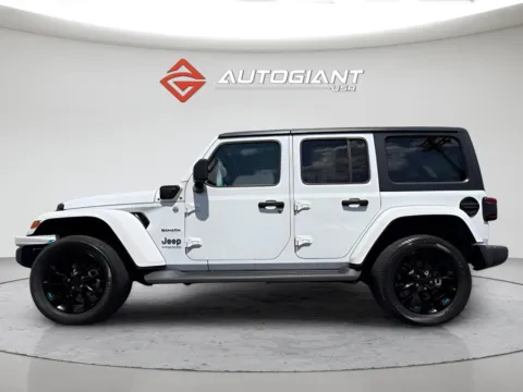 Another view of 2022 Jeep Wrangler Unlimited Sahara 4xe for sale in Indianapolis, IN at AutoGiant USA Indianapolis