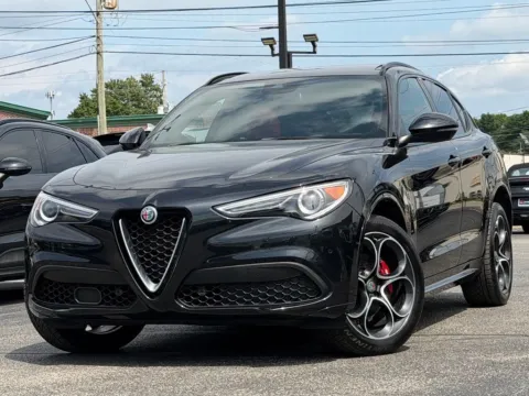 Black 2020 Alfa Romeo Stelvio Ti Sport for sale in Indianapolis, IN