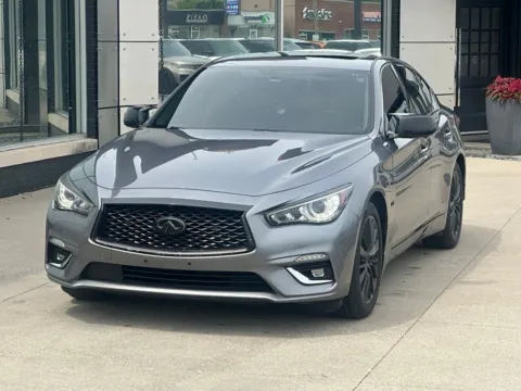 Gray 2018 INFINITI Q50 3.0t LUXE for sale in Indianapolis, IN