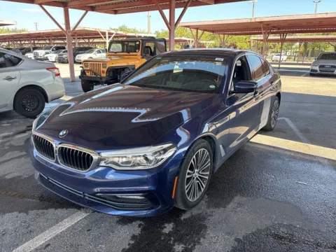 Blue 2017 BMW 5 Series 540i for sale in Indianapolis, IN