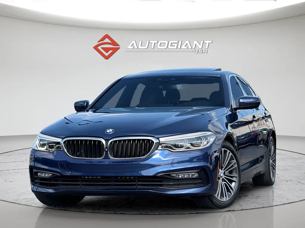 Gray 2017 BMW 5 Series 540i for sale in Indianapolis, IN