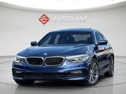 Blue 2017 BMW 5 Series 540i for sale in Indianapolis, IN