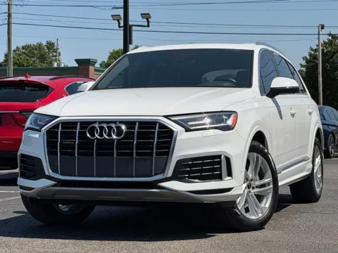 White 2021 Audi Q7 45 Premium for sale in Indianapolis, IN