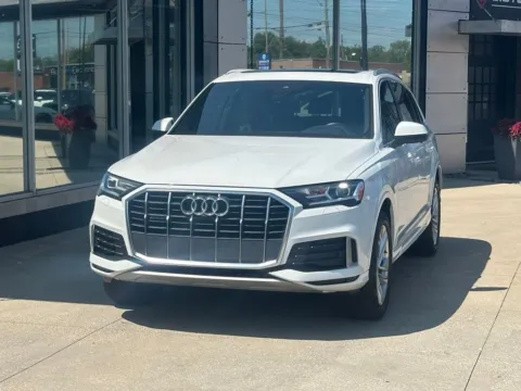 White 2021 Audi Q7 45 Premium for sale in Indianapolis, IN