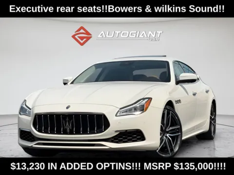White 2019 Maserati Quattroporte S Q4 GranLusso for sale in Indianapolis, IN