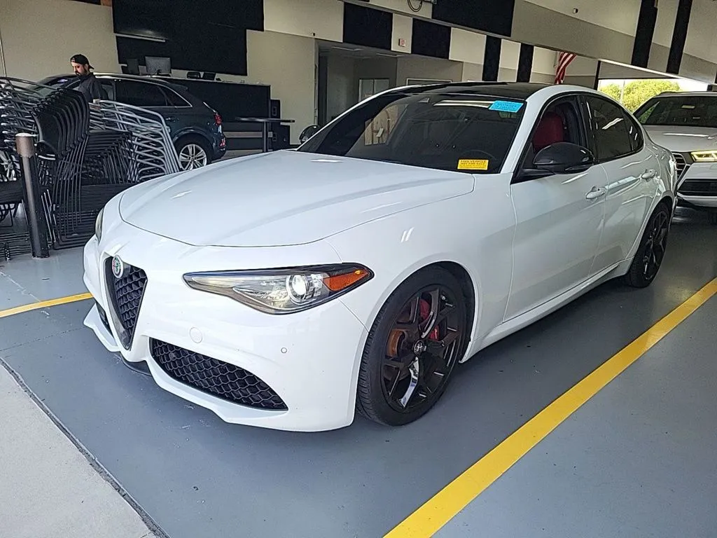 White 2020 Alfa Romeo Giulia Ti Sport for sale in Indianapolis, IN