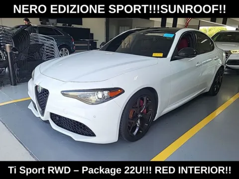 White 2020 Alfa Romeo Giulia Ti Sport for sale in Indianapolis, IN