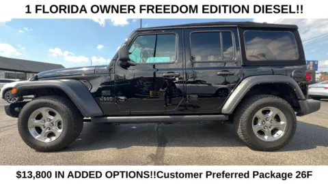 Another view of 2021 Jeep Wrangler Unlimited Freedom Edition for sale in Indianapolis, IN at AutoGiant USA Indianapolis