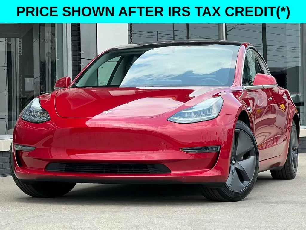 Red 2018 Tesla Model 3 Long Range for sale in Indianapolis, IN