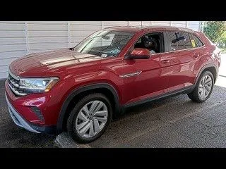 Red 2021 Volkswagen Atlas Cross Sport 2.0T SE w/Technology for sale in Indianapolis, IN