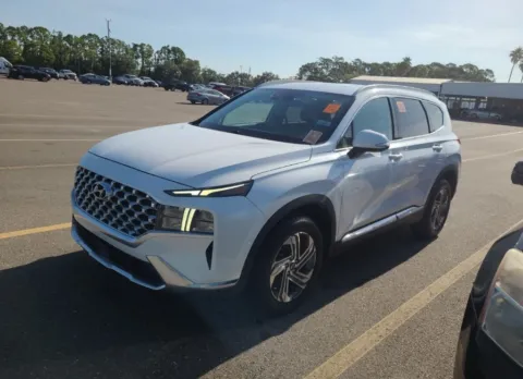 White 2021 Hyundai Santa Fe SEL for sale in Indianapolis, IN