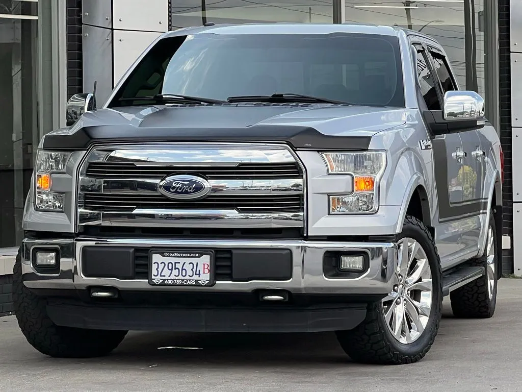 Silver 2016 Ford F-150 Lariat for sale in Indianapolis, IN