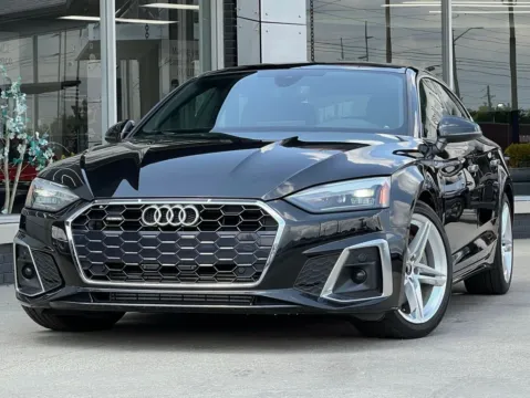 Black 2021 Audi A5 45 S line Premium for sale in Indianapolis, IN