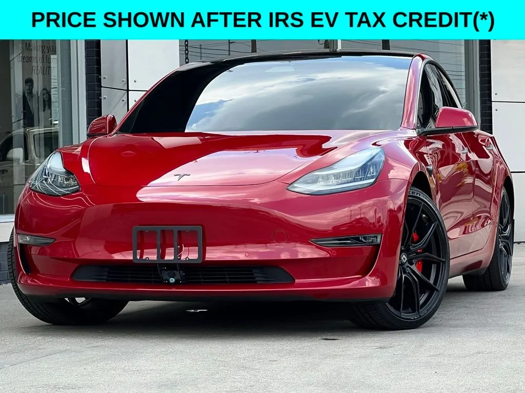 Red 2018 Tesla Model 3 Performance for sale in Indianapolis, IN