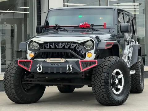 Gray 2017 Jeep Wrangler Unlimited Sport for sale in Indianapolis, IN
