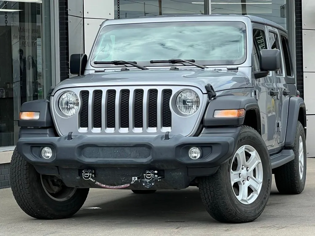 Silver 2020 Jeep Wrangler Unlimited Sport S for sale in Indianapolis, IN