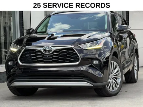 Blue 2020 Toyota Highlander Platinum for sale in Indianapolis, IN