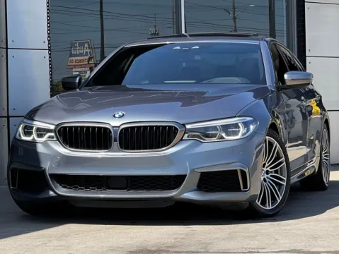 Gray 2018 BMW 5 Series M550i xDrive for sale in Indianapolis, IN