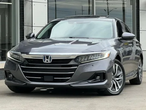 Gray 2021 Honda Accord Hybrid EX-L for sale in Indianapolis, IN
