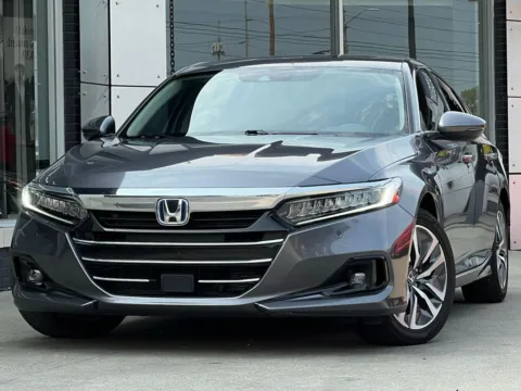 Gray 2021 Honda Accord Hybrid EX-L for sale in Indianapolis, IN