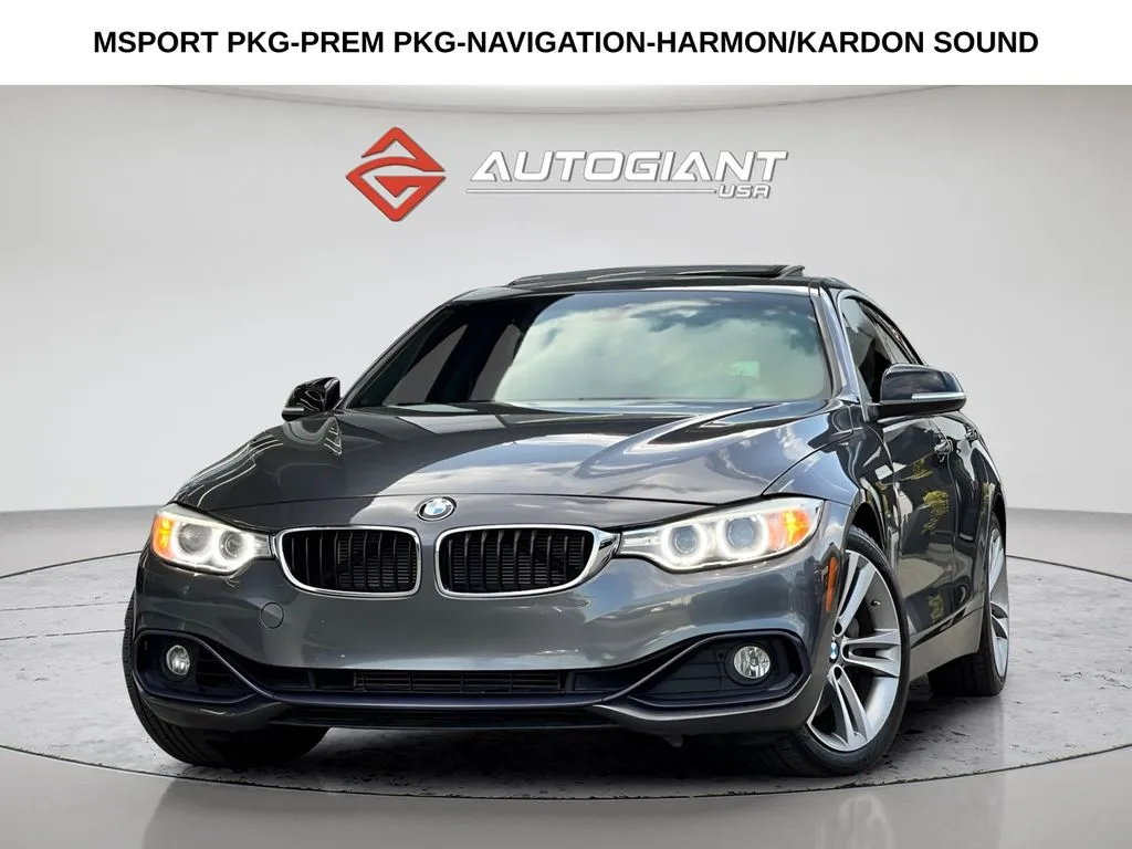 Gray 2015 BMW 4 Series 435i Gran Coupe for sale in Indianapolis, IN