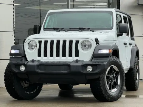 White 2022 Jeep Wrangler Unlimited Sport S for sale in Indianapolis, IN