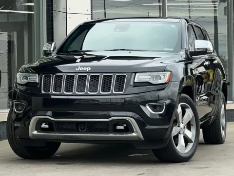 Black 2014 Jeep Grand Cherokee Overland for sale in Indianapolis, IN