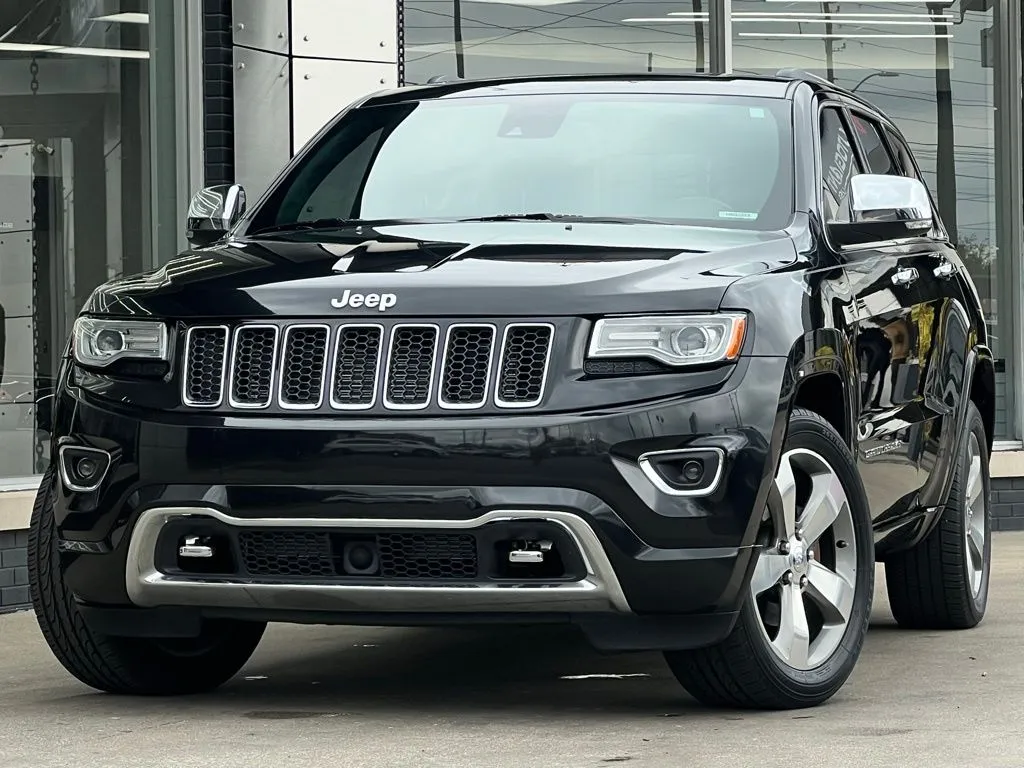 Black 2014 Jeep Grand Cherokee Overland for sale in Indianapolis, IN