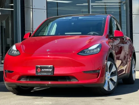 Red 2021 Tesla Model Y Long Range for sale in Indianapolis, IN