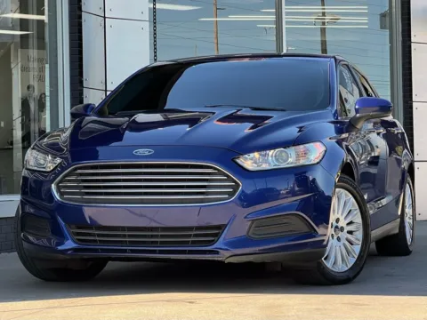 Blue 2014 Ford Fusion Hybrid S for sale in Indianapolis, IN