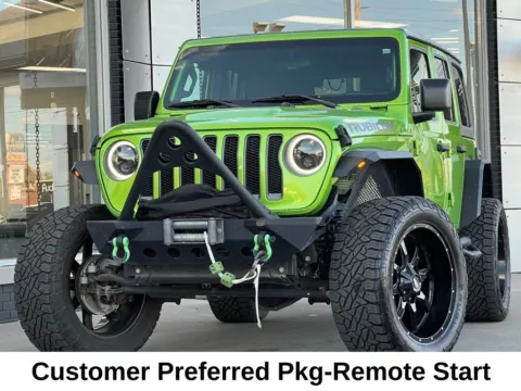 Green 2018 Jeep Wrangler Unlimited Rubicon for sale in Indianapolis, IN