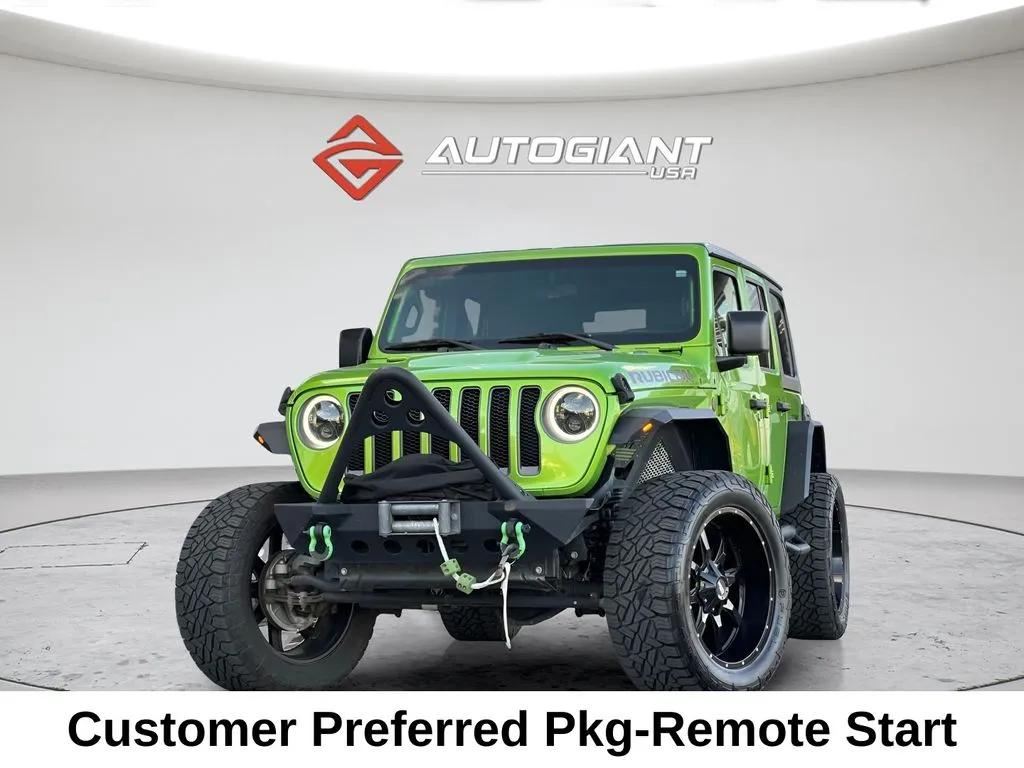 Green 2018 Jeep Wrangler Unlimited Rubicon for sale in Indianapolis, IN