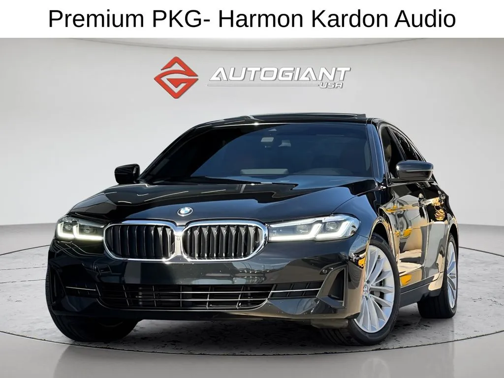 Black 2021 BMW 5 Series 530i for sale in Indianapolis, IN