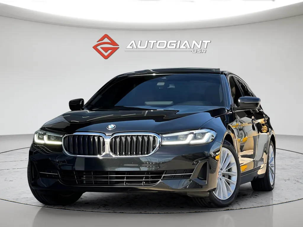 Black 2021 BMW 5 Series 530i for sale in Indianapolis, IN