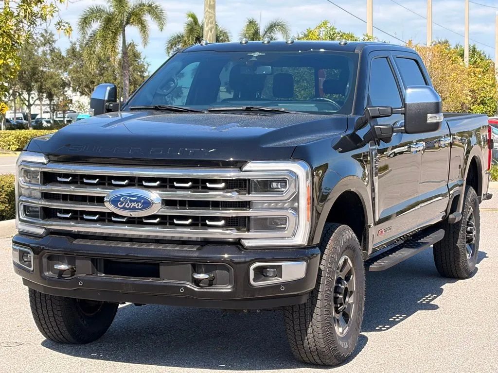 Black 2023 Ford F-250SD Platinum for sale in Indianapolis, IN