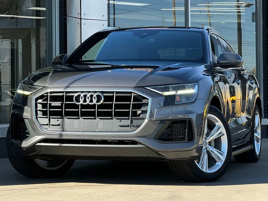 Gray 2019 Audi Q8 3.0T Premium for sale in Indianapolis, IN