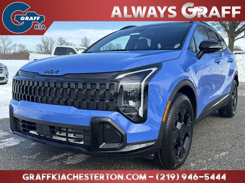 Blue 2026 Kia Sportage X-Line for sale in Burns Harbor, IN