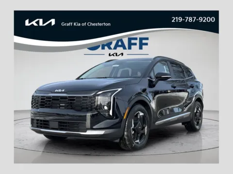 Black 2026 Kia Sportage EX for sale in Burns Harbor, IN
