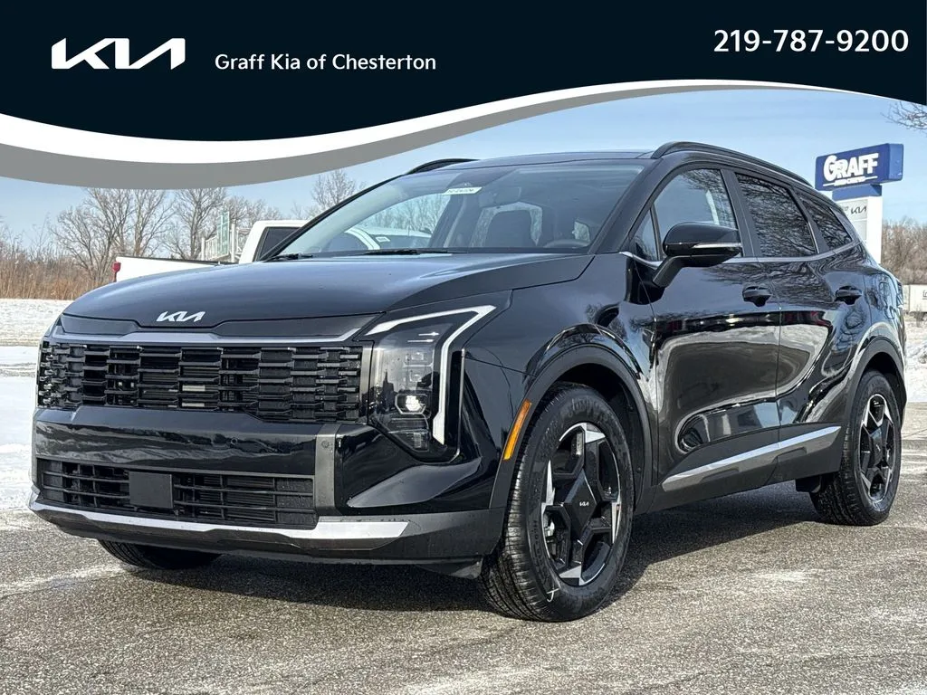 Black 2026 Kia Sportage EX for sale in Burns Harbor, IN