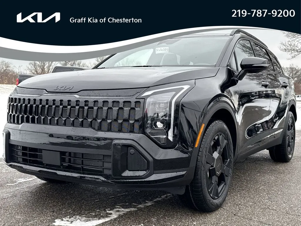 Black 2026 Kia Sportage X-Line for sale in Burns Harbor, IN