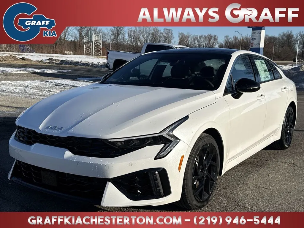White 2026 Kia K5 GT-Line for sale in Burns Harbor, IN