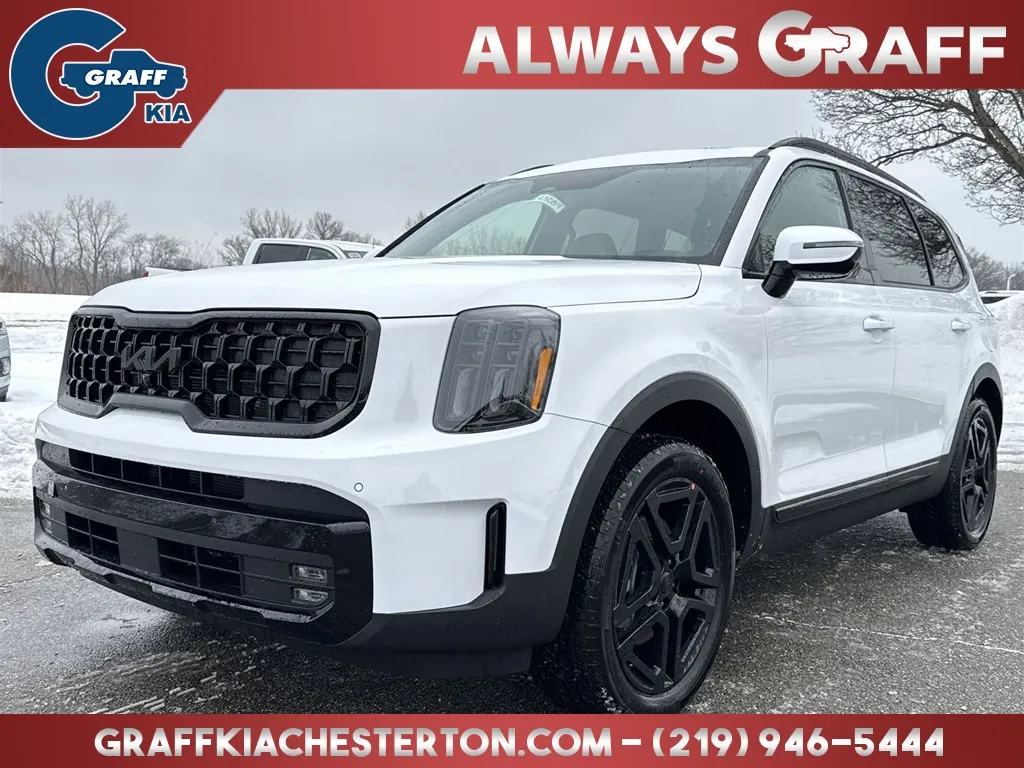 White 2025 Kia Telluride SX X-Line for sale in Burns Harbor, IN