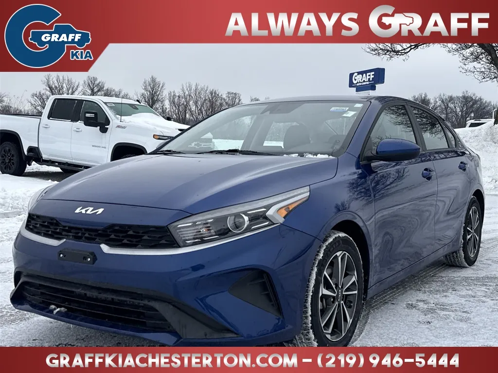 Blue 2024 Kia Forte LXS for sale in Burns Harbor, IN